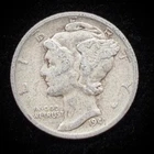 90% Silver - 1941 Mercury Dime Circulated Junk Silver US Coin - A1-15