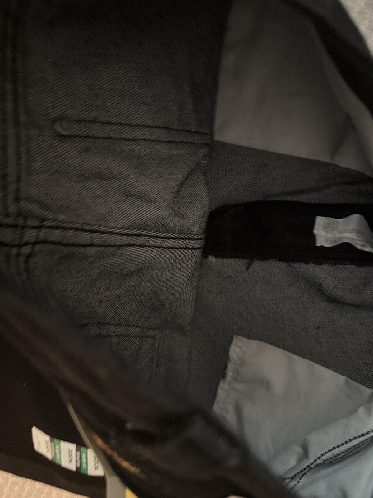 Wrangler Cowboy Cut 938 Black Slim Fit Heavyweight Stretch Denim Jeans Men 32x34 thumbnail 8