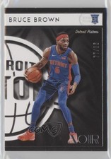 2018-19 Panini Noir Rookies Icon Edition 77/85 Bruce Brown #198 5yi