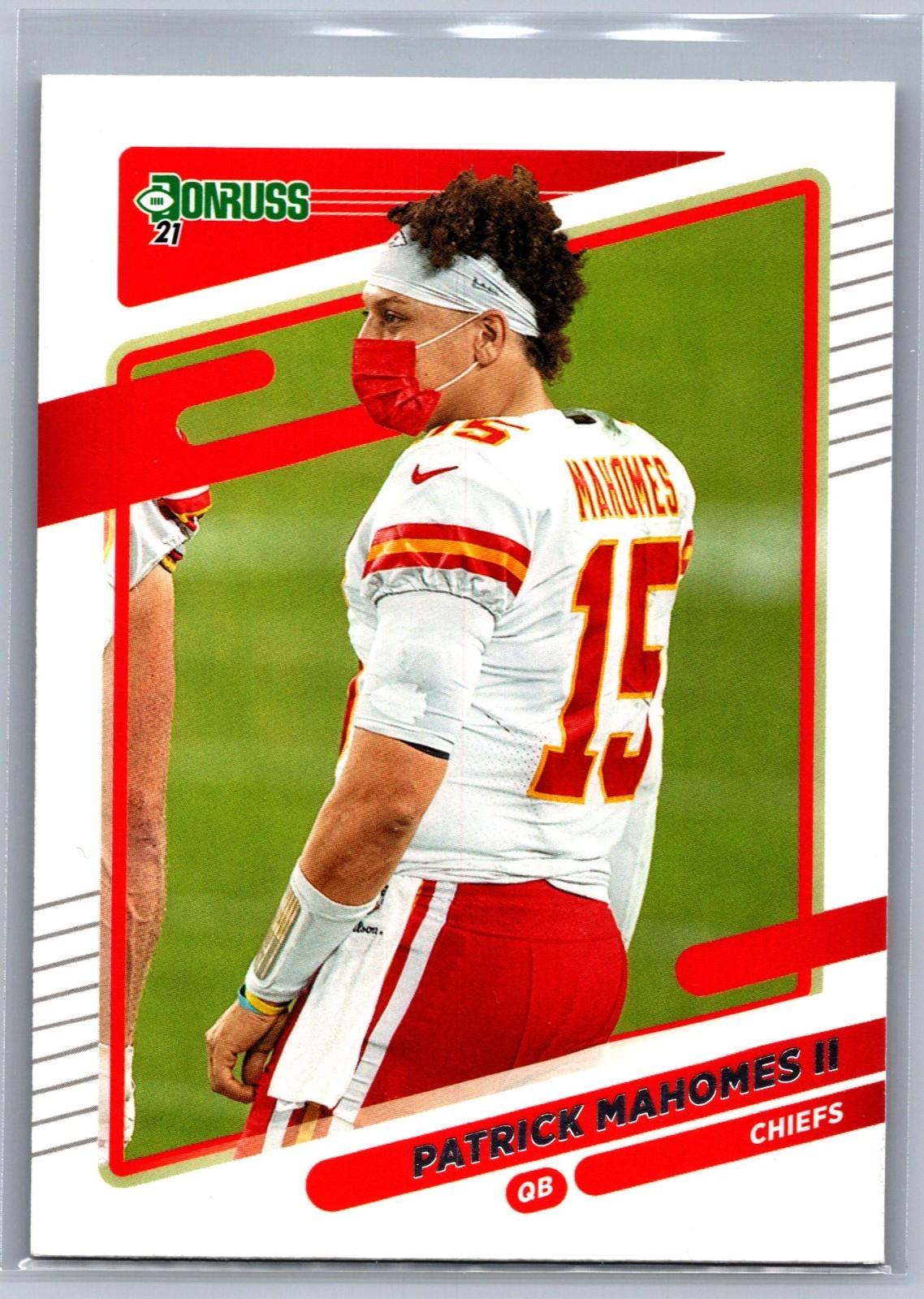 2021 Panini Donruss Patrick Mahomes #116 Mask Parallel NM Free Shipping