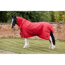 Firefoot Fixed Neck Stall Pferdedecke - 200g - Rot - 4'6" - 7'0"