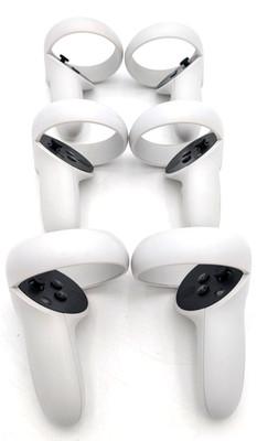 Oculus Meta Quest 2 VR Controller Lot of 3 Pairs, Tested Powers on, No Battrey
