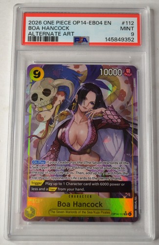 Boa Hancock (Alternate Art) graded PSA 9 for sale on eBay