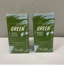 Melao Green Tea Clay Mask Stick - 1.35 oz (Lot Of 2) NEW SEALED - FREE SHIPPING
