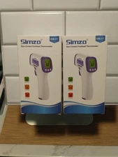 Digital Non Contact Thermometer 2 Simzo San Jamar THDG986 Infrared HW-F7 White