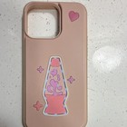 Pink Lava Lamp Hearts Glossy Back Case for iPhone 15 pro max. light up case — photo 2