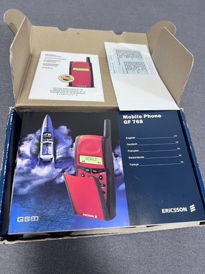 Ericsson GF 768   Sammlerstück / Wie neu (NOS) mit OVP & Zubehör von 1998