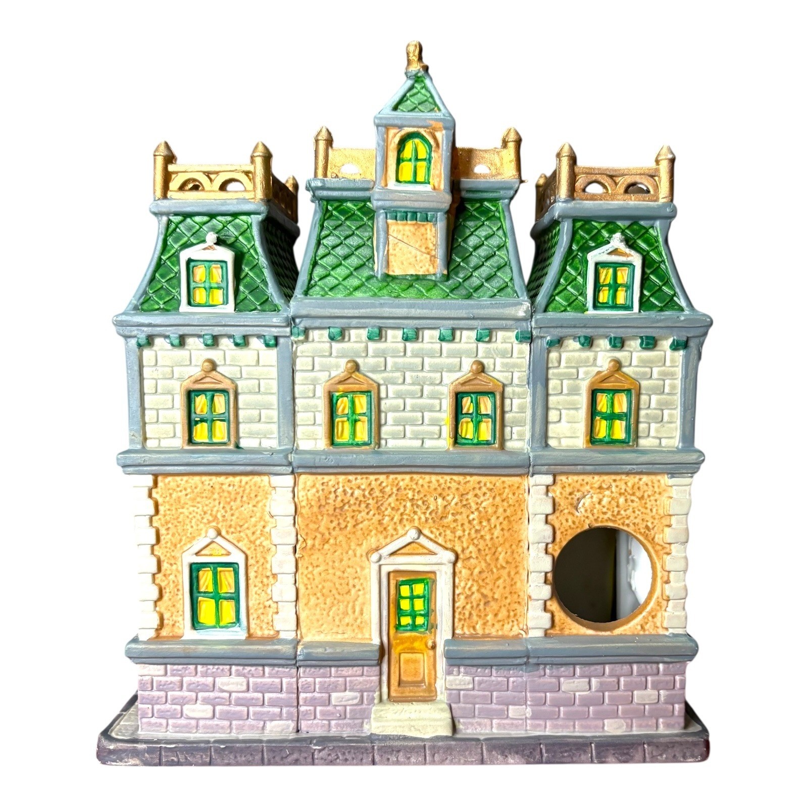 Lemax Carole Towne 2011 Toy Shop & Daily Gazette Lighted Christmas Village Set