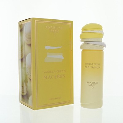 Vanilla Cream Macaron by Arabiyat Sugar Box for Men 3.4 Oz Eau De Parfum Spray