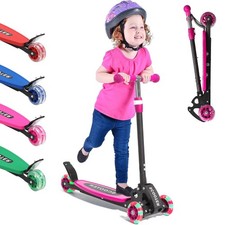 Scooter for Kids Ages 35, LED Light Up 3 Wheel Toddler Scooter with 4 Adjusta...