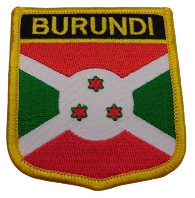Burundi Country Embroidered Iron On Patch FPS-043