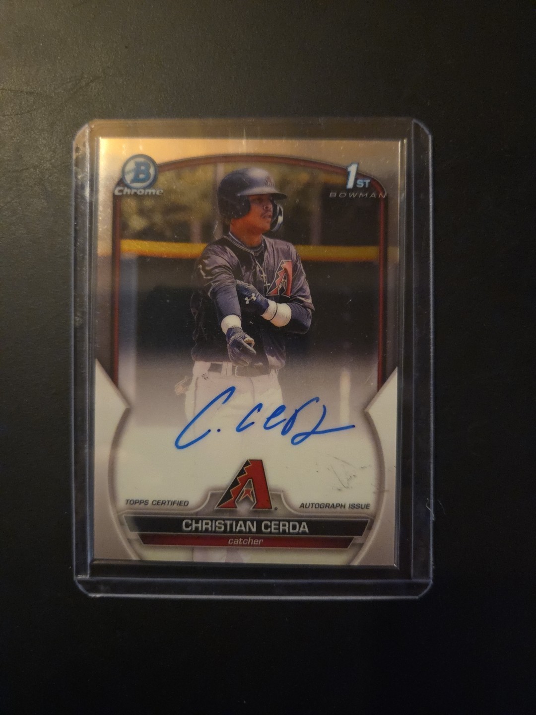 2023 Bowman Chrome - Prospect Autographs Christian Cerda #CPA-CCE (AU, RC)