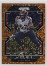 2021 Panini Prizm Orange Disco Prizm Akiem Hicks #162 1r9t