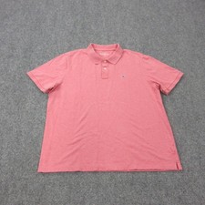 Vineyard Vines Polo Shirt Mens L Pink Cotton Spandex Stretch Whale Logo Tagless