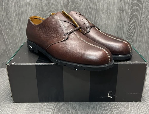 Nike Golf Tiger Woods TW Center Seam Gore-Tex Shoes Mens 10.5 Brown 305244-221