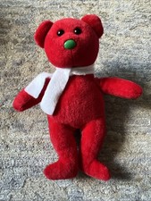 TY Jingle Beanie Baby - LIL' FROSTS the Red Bear Ornament (Walgreens Exclusive)