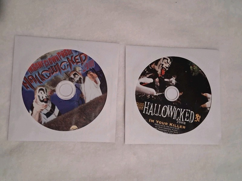  INSANE CLOWN POSSE  HALLOWICKED CD SINGLES 2008 & 2011 VIOLENT J Shaggy 2 Dope