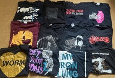 Bundle of 12 Vintage OG Rare 90s 2000s HXC POP PUNK EMO & SCREAMO T-SHIRTS Lot