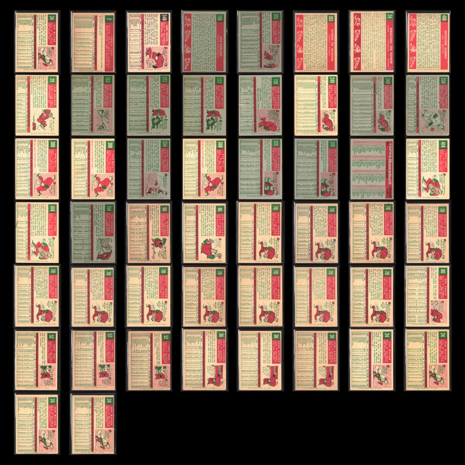 1959 Topps Lot 50 Vintage Baseball Cards Dealer Bulk Set Builder Commons VG MLB - Image 2 of 4