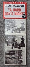 Beatles VINTAGE 1964 'A HARD DAY'S NIGHT' TOPPS GUM CARD 'RACK PACK' SEALED!