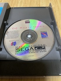 Sega CD C+C Music Factory Power Factory - w/ Case, Manual - Good Condition