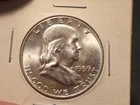 1959 D Franklin Half Dollar...Choice to Gem BU...White and Lustrous !!!