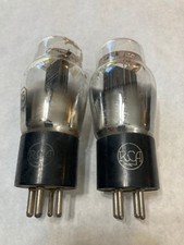 2 RCA 45 RADIO VACUUM TUBES, TESTED