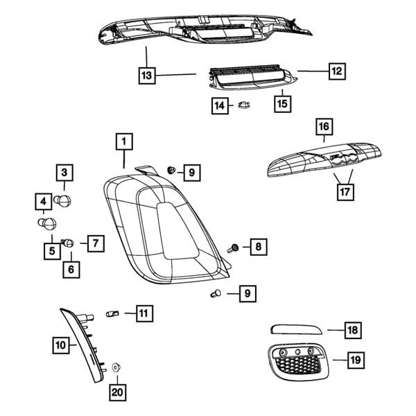 For Dodge Grand Caravan 1996-2000 Mopar L00PY21W Halogen Bulb PY21W Foto 4 de 4
