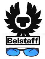 Belstaff London BV62 Sunglasses Men 90's Vintage Black New