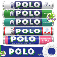 POLO MINT ROLLS Spearmint Original Sugar Free Mints Polos Fresh Breath Sweets