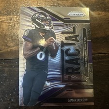 2025 Panini Prizm #2 Lamar Jackson Fractal