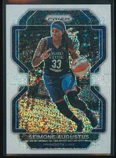Seimone Augustus 2022 Panini Prizm WNBA White Sprakle Prizm #44 HOF