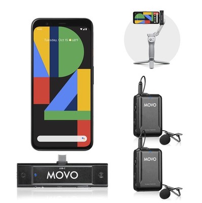 Edge-UC-Duo Wireless Lavalier Microphone System, USB Type-C Compatible, Omnid...