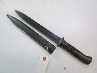 WWII GERMAN K98 BAYONET WITH SCABBARD DATED 1944 #T77