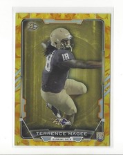 2015 Bowman Rainbow Electric Yellow #R108 Terrence Magee Rookie Ravens /99 