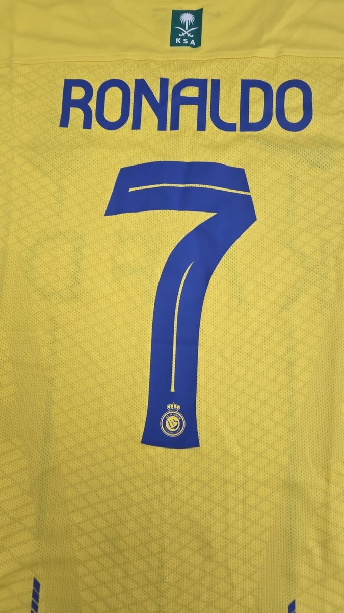  Al Nassr Ronaldo 7 ユニフォーム 2023/24 Nike Al Nassr #7 RONALDO Authentic Home Jersey Player