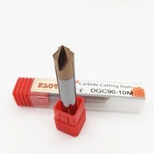 KLOT Solid Carbide 90° Degree Chamfer&Spotting Drill 3mm-20mm Countersink Cutter