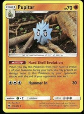 Pupitar 116/214 Uncommon Lost Thunder Pokemon Lightly Played on eBay