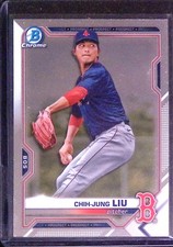 2021 Bowman Draft #BDC-190 Chih-Jung Liu Chrome