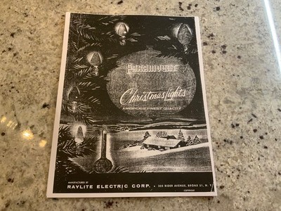 COPY 19591960-1960-1961 ? PARAMOUNT CHRISTMAS LIGHTING CATALOGUE