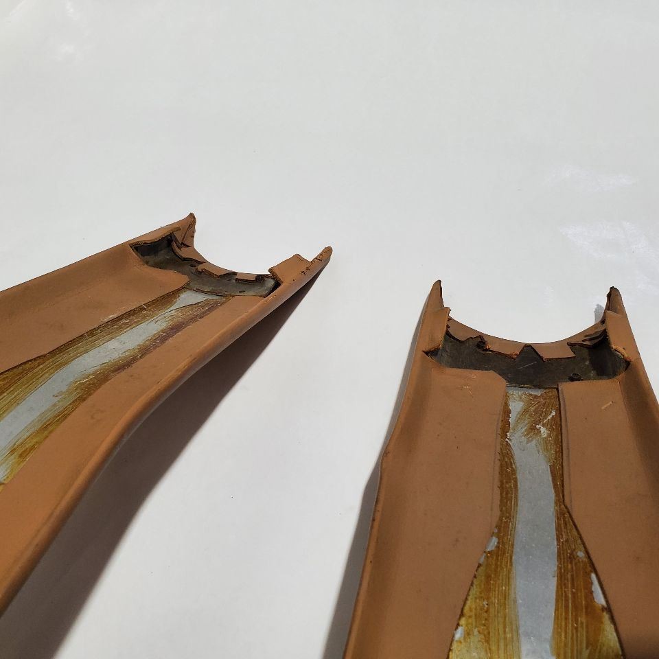 1990 Bentley Turbo R OEM PAIR B Pillar Trim