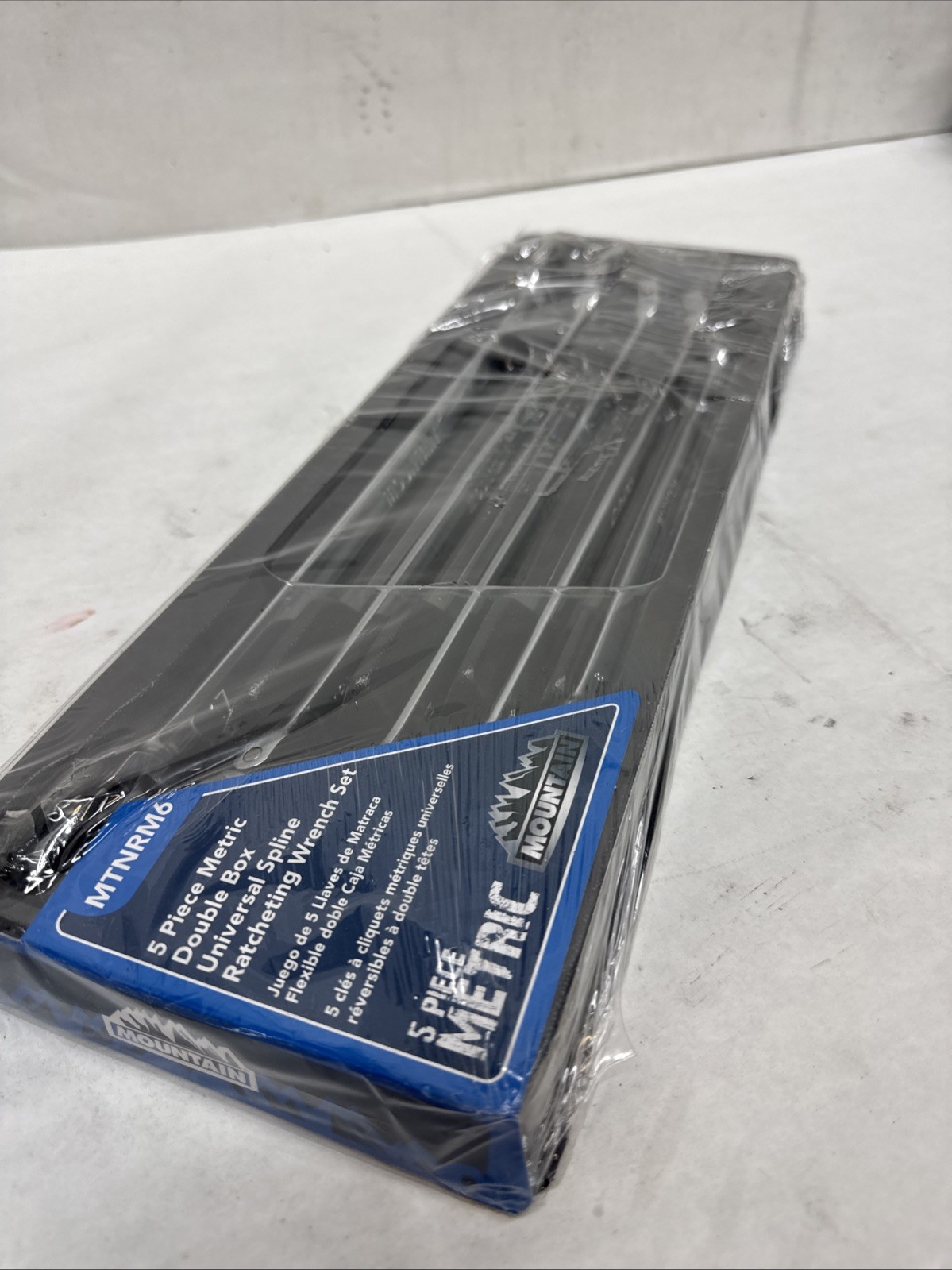 Mountain RM6 Metric Double Box Universal Reverse Ratcheting Flex Head Wrench Set