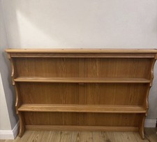 Vintage Ercol 453 Vintage Elm Wall Plate Rack Dresser Golden Display Unit
