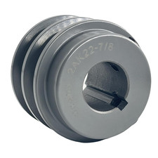 2AK22-7/8 Double Groove V Belt Pulley 7/8 Inch Bore 2.25" OD,V Belt Sheaves Cast