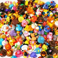 XY-WQ Rubber Duck 100 Pack for Jeeps Bath Toy Assortment - 2.3 Inch Bulk Floa...