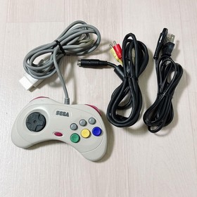 Sega Saturn SS White HST-0014 Console System NTSC-J with Box Game