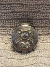 Baby  s First Tooth First Curl Trinket Keepsake Box Teddy Bear