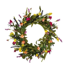 Artificial Flower Wreath for Front Door for Garden Celebration Banquet