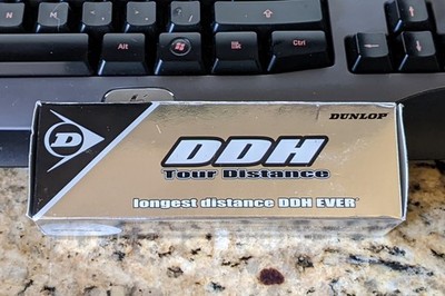 Vintage Dunlop Golf Balls DDH Tour Distance 3 Balls - NOS - New Old Stock