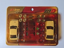 INITIAL D Zip Zaps Micro RC Cars SE Special Edition Tuner Upgrade Kit White NIB